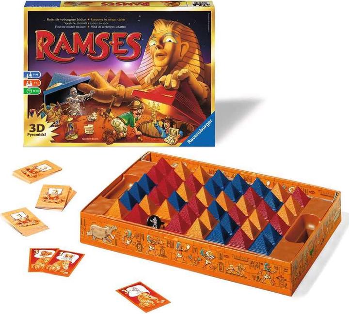 Image du produit Ravensburger Ramses, d/f/i dès 7 ans, 1-5 joueurs, retrouvez les trésors cachés (Allemand, Français, Italien)