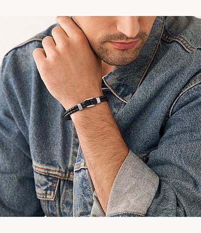 Image du produit Fossil Vintage Casual (19.50 cm, Acier inoxydable, Cuir)