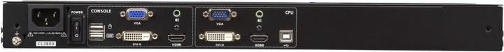 Produktbild Aten USB / HDMI / DVI / VGA-Konsole, max, TFT-LCD 20 ms, 350 cd/m², AC FR