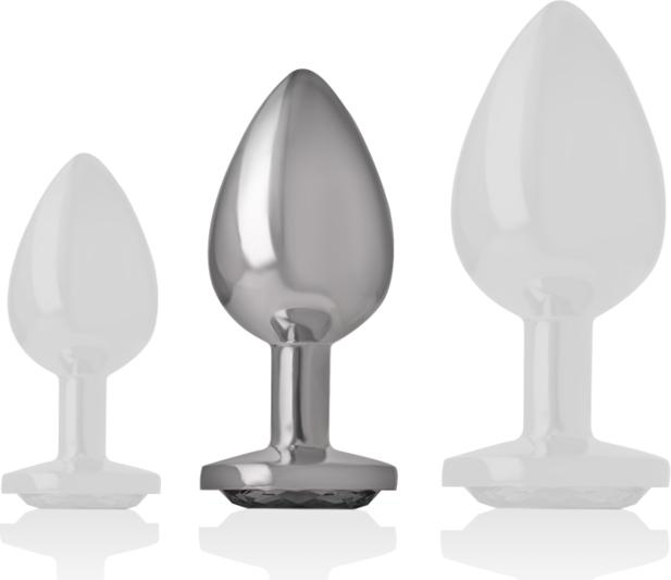 Image du produit Intense Plug Anal Métal Noir Taille M