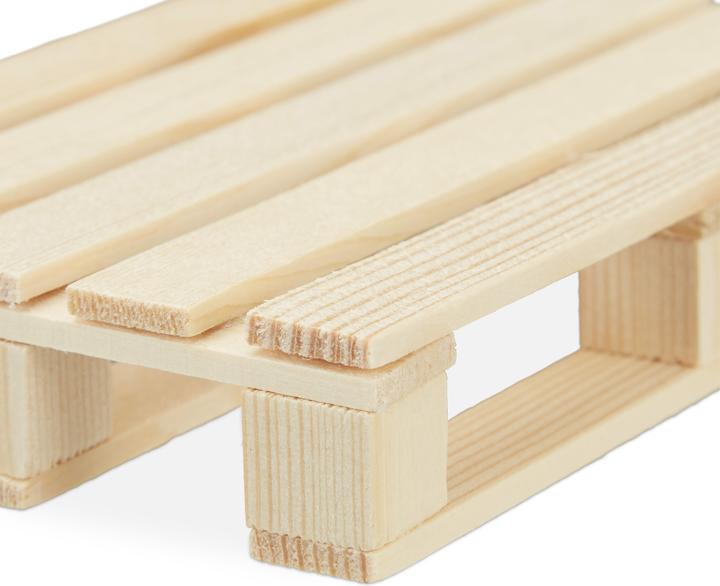 Immagine prodotto Relaxdays Mini Pallet Sottobicchieri, Set da 6 (6 x, Sottobicchiere in vetro)