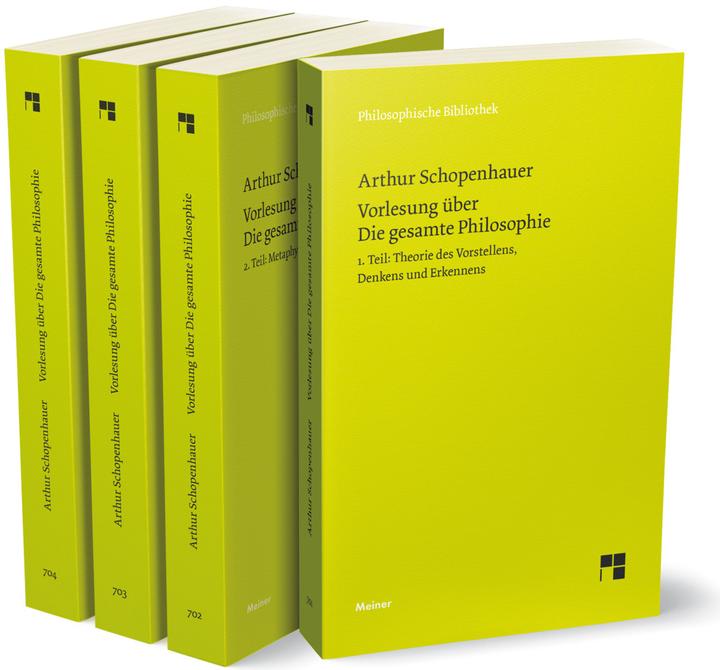 Produktbild Vorlesung über Die gesamte Philosophie oder die Lehre vom Wesen der Welt und dem menschlichen G (Deutsch, Arthur Schopenhauer, Daniel Schubbe, 2022)