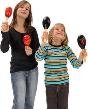 Produktbild Betzold Musik Holz-Maracas, mehrfarbig (Maracas)