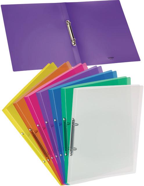 Immagine prodotto Kolma Raccoglitore ad anelli Easy A4 morbido 2 anelli altezza di riempimento 1 cm viola (A4, 21 mm, 1 Pezzo/i)