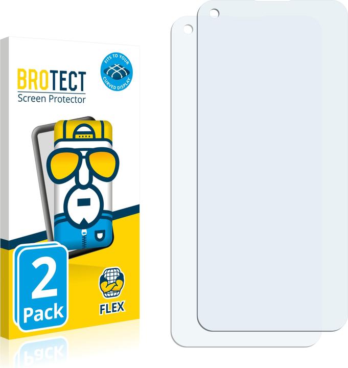 Produktbild BROTECT Full-Cover Displayschutz (2 Stück, OnePlus Nord 2T 5G)