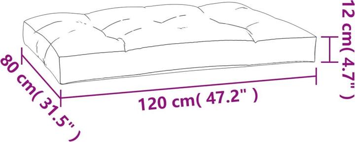 Immagine prodotto VidaXL Pilvi (120 x 80 x 10 cm)