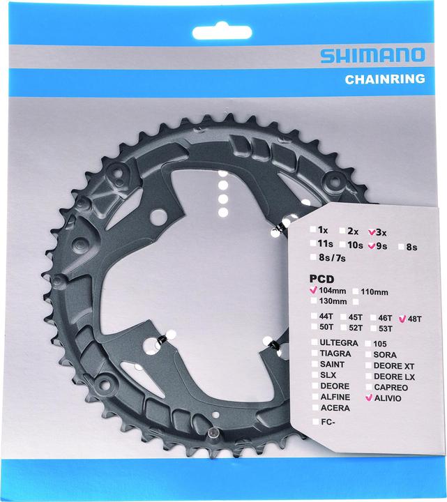 Image du produit Shimano Plateau de pédalier Deore FC-M4060 48 dents (48)