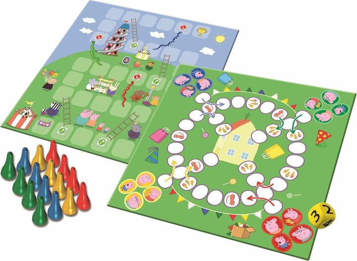 Immagine prodotto Trefl PEPPA PIG Gioco da tavolo 2 in 1 "Pig Pepa (Cinese)