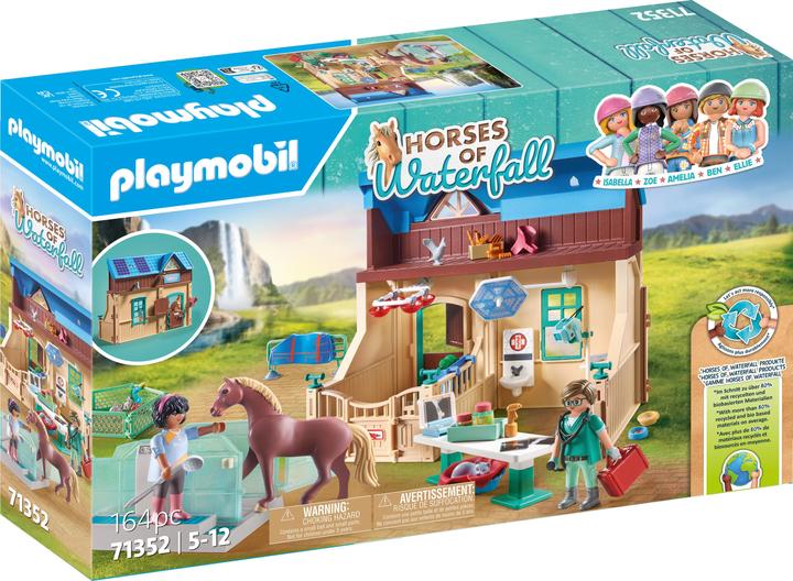 Immagine prodotto Playmobil Terapia equestre e pratica veterinaria (71352, Cavalli Playmobil della cascata)