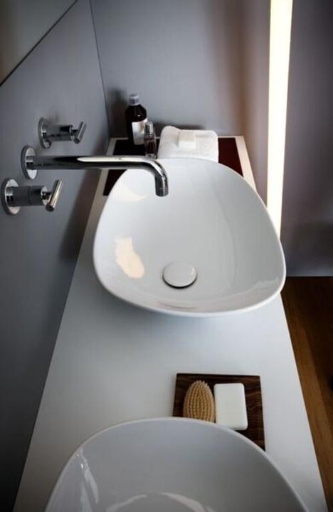 Immagine prodotto Laufen Lavabo running Palomba, senza foro per rubinetto, senza sfioratore, 900x420 (900 mm, 420 mm)