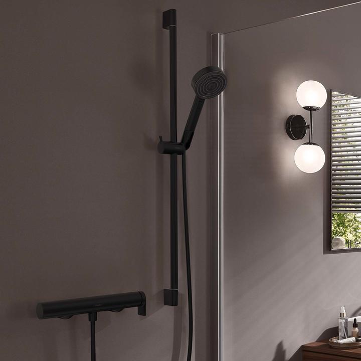 Actual product image hansgrohe VIVENIS shower mixer, exposed matt black
