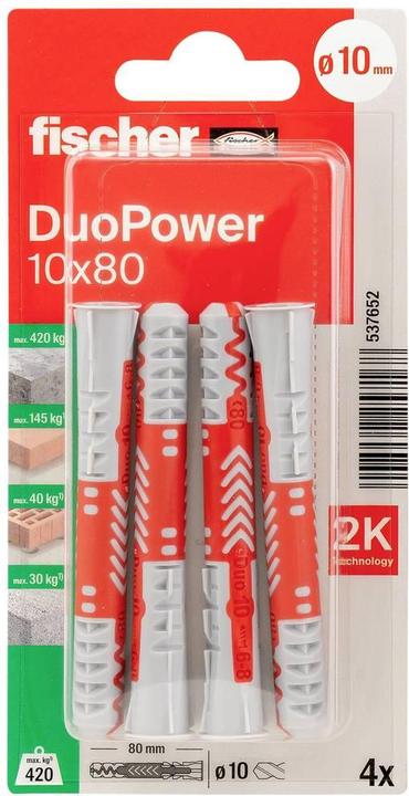Actual product image Fischer DuoPower (4 pcs.)