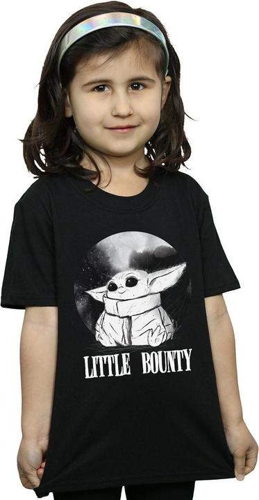 Actual product image Star Wars Girls The Mandalorian Little Bounty Cotton T-Shirt (152, 158)