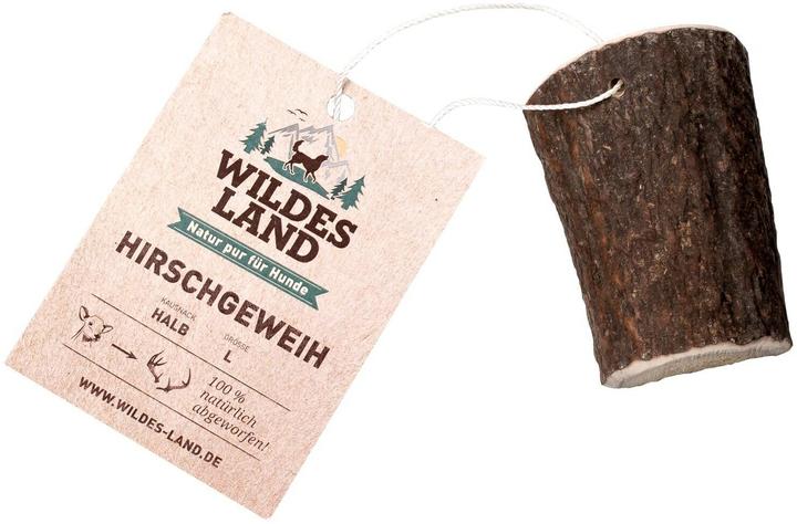 Image du produit Wildes Land Bois de cerf à mâcher Demi L (Adulte, 1 pcs, 88 g)