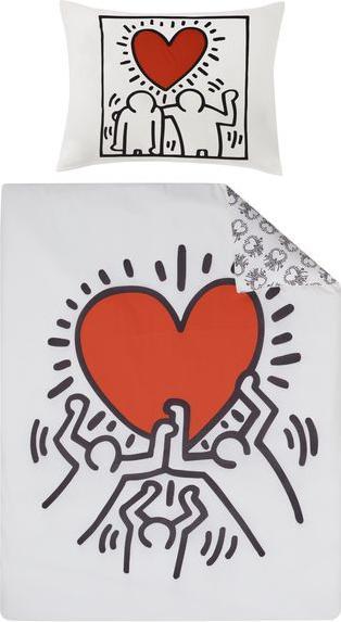 Actual product image Keith Haring Love (Bedding set, 50 x 70 cm, 160 x 210 cm)