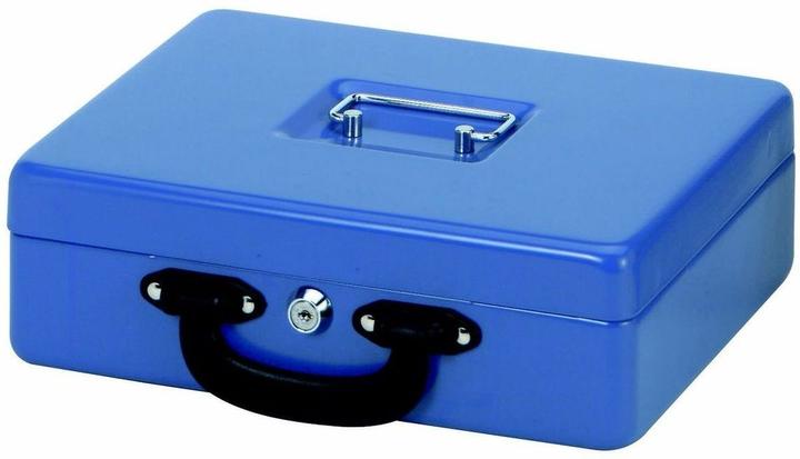 Actual product image Maul Cash box with euro counting insert, 30 x 24.5 x 9.3 cm, blue, 56214 37