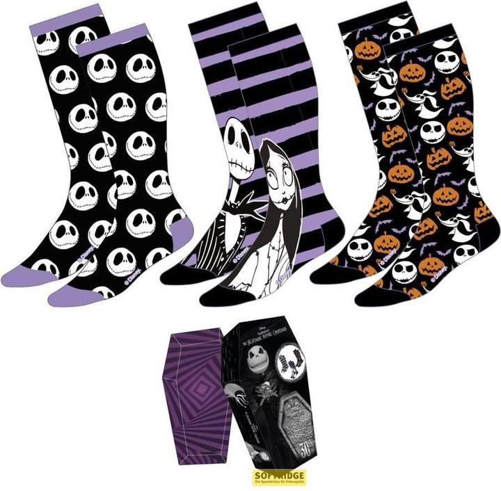 Actual product image Cerda L'Étrange Noël de monsieur Jack pack de 3 chaussettes Icons (pack of 3, 35 - 41)