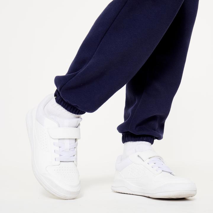 Actual product image Decathlon Sports shoes for kids with laces/velcro fastening - Playventure Yard white (30)