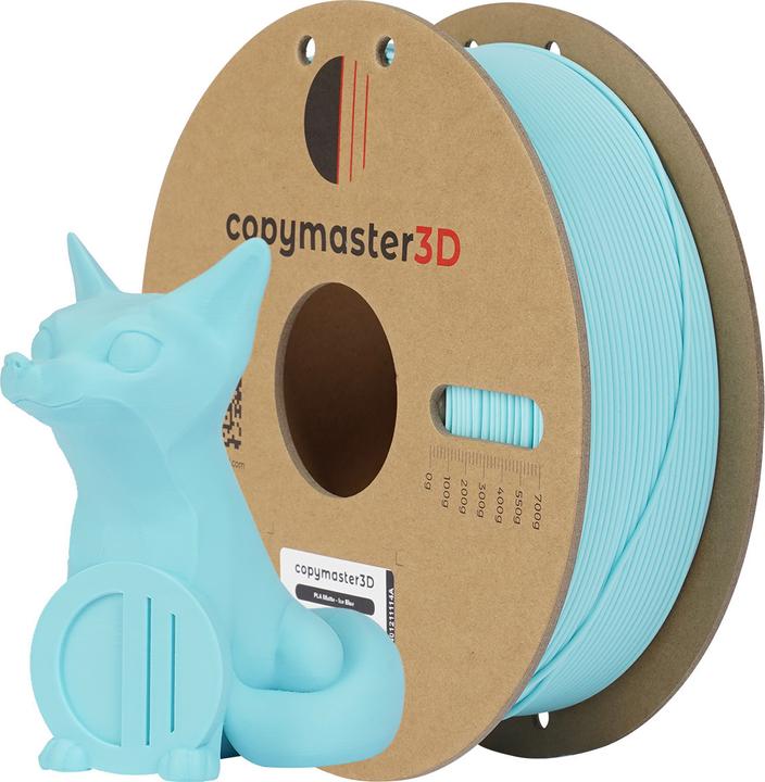 Image du produit Copymaster3D PLA Matte Filament for 3D Printer, 1.75 mm, Matte Ice Blue (PLA, 1.75 mm, Bleu)