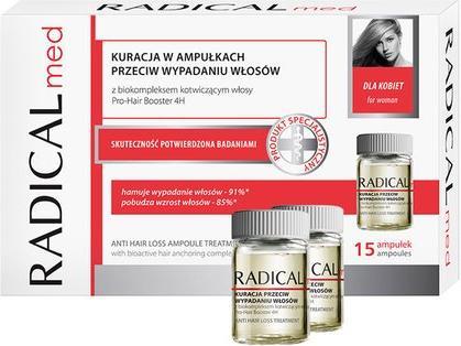 Ideepharm Radical Med Eine Behandlung in Ampullen gegen Haarausfall für Frauen 15 Ampullen je 5 ml (5 ml)