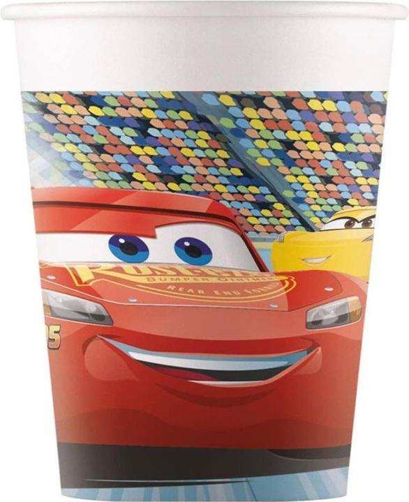 Decorata Party Cars McQueen Verjaardagsmok (8 x)