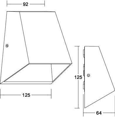 Actual product image Brumberg Surface-mounted LED wall light (490 lm)