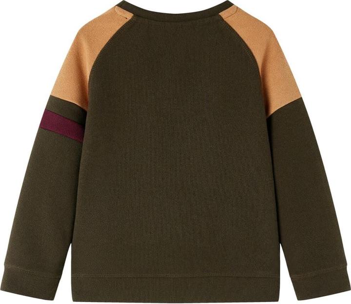 VidaXL Kinder-Sweatshirt Dunkles Khaki und Kamelbraun