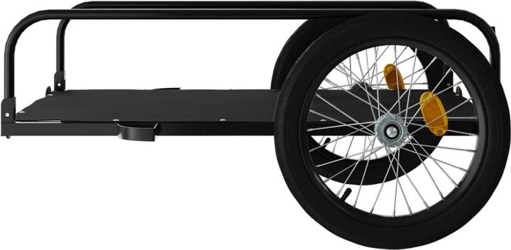 Produktbild VidaXL Fahrradanhänger Cargo Schwarz 135x70x37 cm Eisen, Farbe