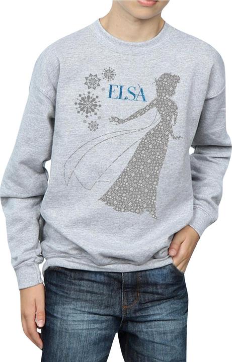 Immagine prodotto Disney Frozen Elsa Christmas Silhouette Felpa Ragazzi (152, 158)