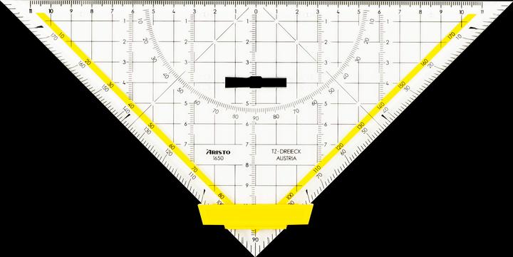 Produktbild Aristo Winkel 25cm 1650/4 aus Plexiglas (250 mm)