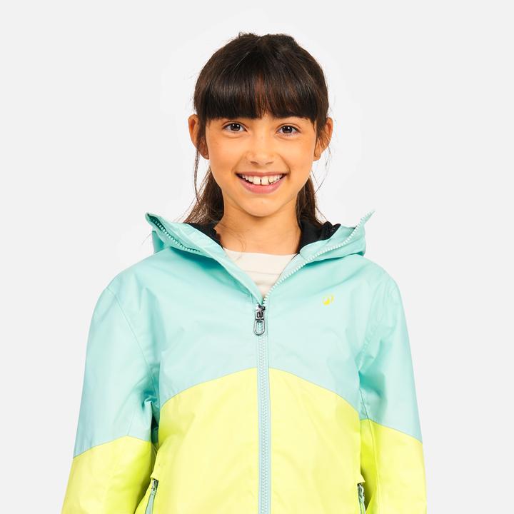 Produktbild Tribord Kids’ waterproof sailing jacket - Sailing 100 rain jacket blue lemon yellow (10, 11, 12)