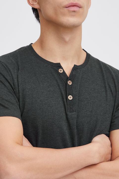 Immagine prodotto Solid Volker T-Shirt A Maniche Corte Maglietta Da Uomo Con Collo Grandad (L)