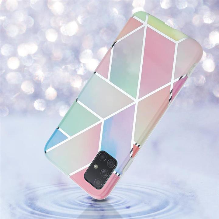 Actual product image Cadorabo IMD TPU Colorful Marble Cover (Samsung Galaxy A71 5G)