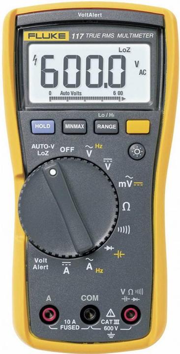 Fluke 117 - Fluke 323 - TPAK™ Gancio magnetico - Custodia da trasporto - Set di puntali.