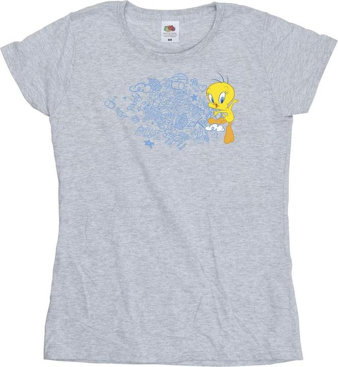 Immagine prodotto Looney Tunes ACME Doodles Tweety Maglietta Donna (XL)