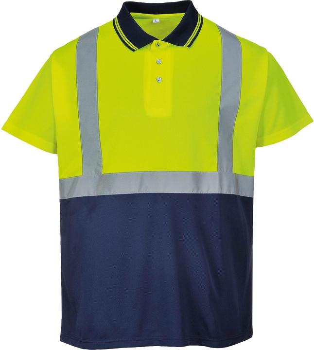 Actual product image Portwest Short sleeve 2 tone Hivis Polo Shirt (S)
