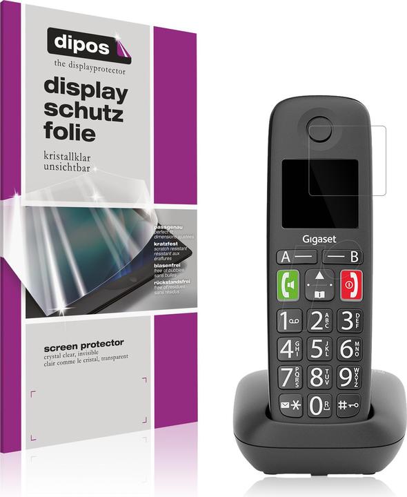Produktbild Dipos Schutzfolie Klar für Gigaset E290