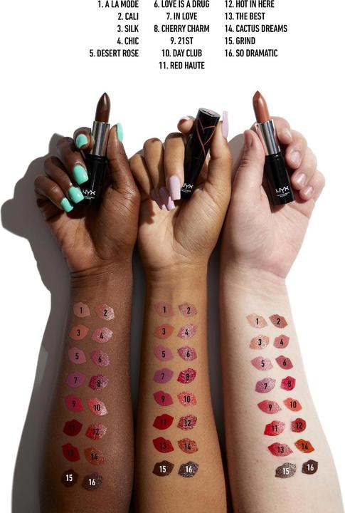 Actual product image NYX Professional Make-Up Shout Loud Satin (5 Desert Rose)