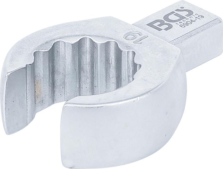 Produktbild BGS Einsteck-Ringschlüssel offen 19 mm Aufnahme 9 x 12 mm (19 mm)