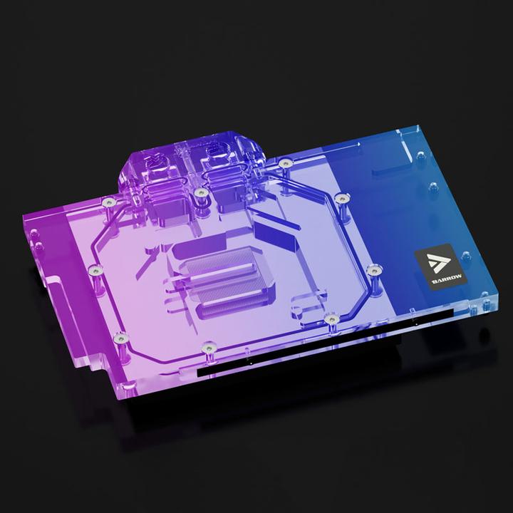 Actual product image Barrow LRC 2.0 Asus RTX 4080 STRIX/TUF Aurora, RGB, black - acrylic