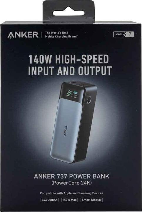 Immagine prodotto Anker PowerCore 24K, 737, 140W (24000 mAh, 140 W, 88.80 Wh)