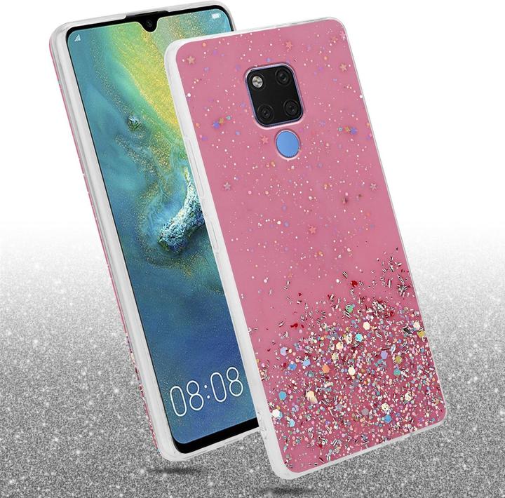 Image du produit Cadorabo Couverture TPU paillettes scintillantes (Mate 20)
