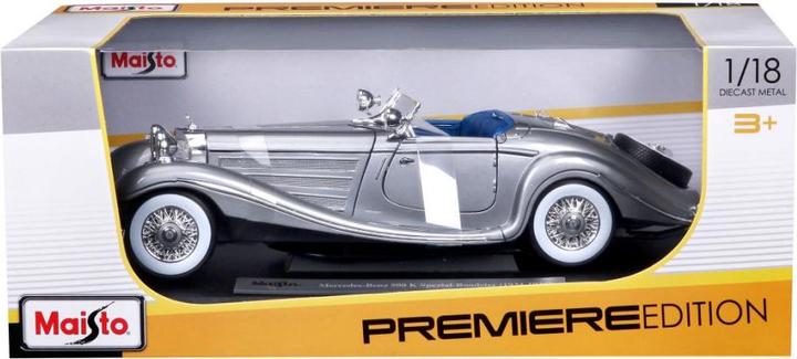 Image du produit Maisto Mercedes Benz 500K Specialroadster 1936 gris
