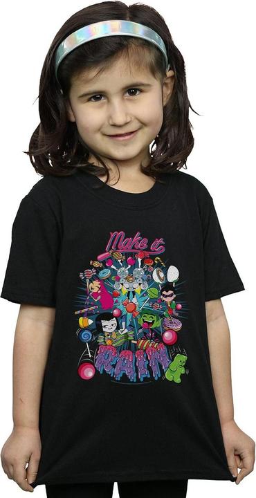 Immagine prodotto Teen Titans Go Make It Rain Maglietta Ragazze (152, 158)