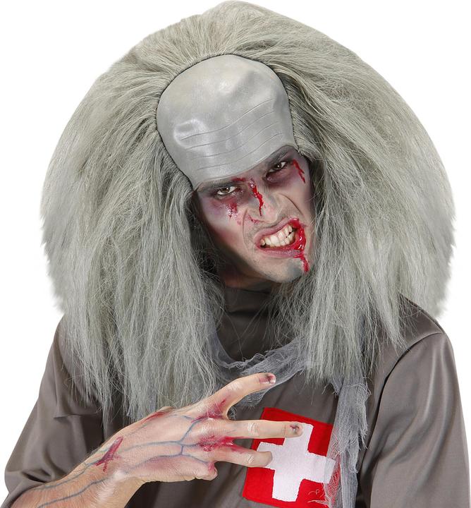 Immagine prodotto Widmann Zombie parrucca mezza calva capelli