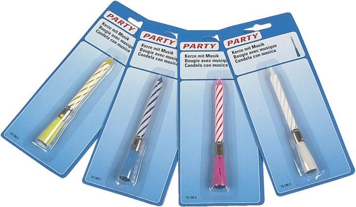 Actual product image Party Birthday candle with music (1 x)