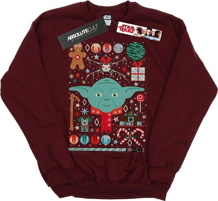 Star Wars Yoda Christmas Sweatshirt Jungen