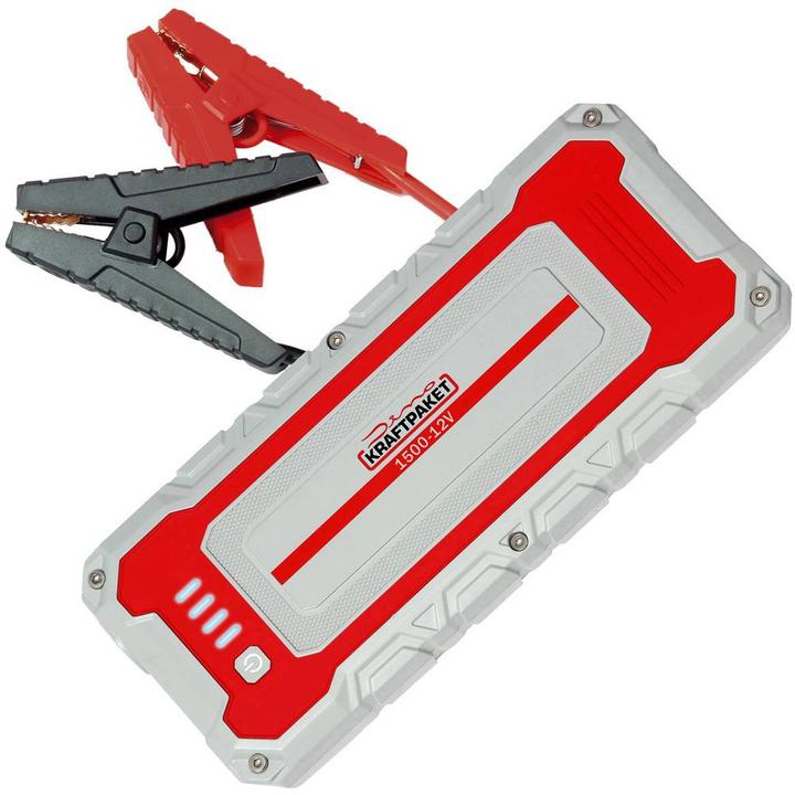 Immagine prodotto Dino Sistema di avvio rapido, cavo jumper 12V 1500A 62.9Wh 136150 Corrente di avvio rapido (12 V)= (1500 A, 4250 mAh)