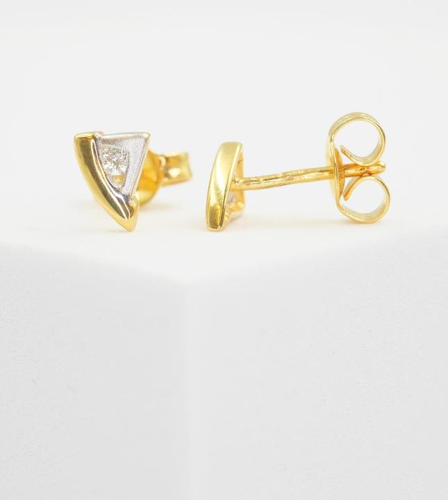Produktbild Muau Ohrstecker (Gelbgold)