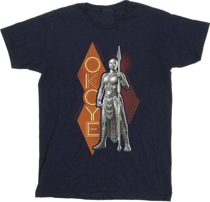 Actual product image Mens Wakanda Forever Okoye Stance T-Shirt (XXL)
